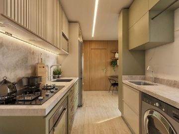 Cozinha apto 48,85m�