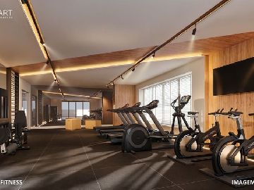 Academia & fitness no mezanino