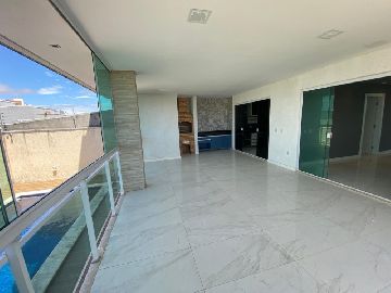 Sala de jantar conectada � varanda Gormet e � cozinha