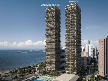 Proje��o da fachada da torre