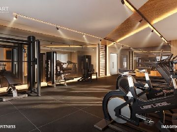 Academia & fitness no mezanino