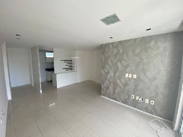 Sala em L com varanda