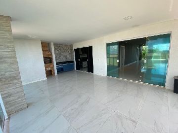 Sala de jantar conectada � varanda Gormet e � cozinha