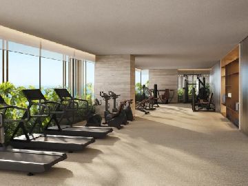 Academia no pavimento Welness no 45� andar