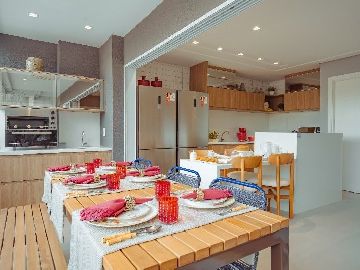 Sala com cozinha americana