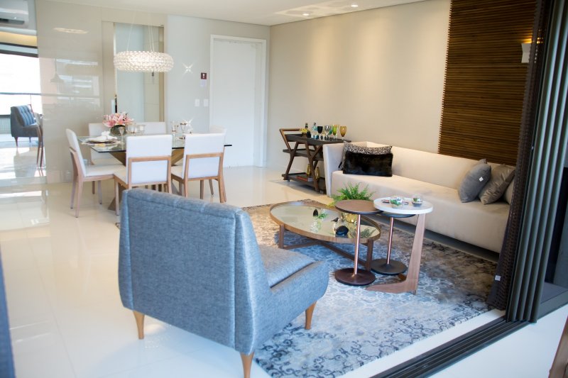  Sala -Foto do apartamento decorado