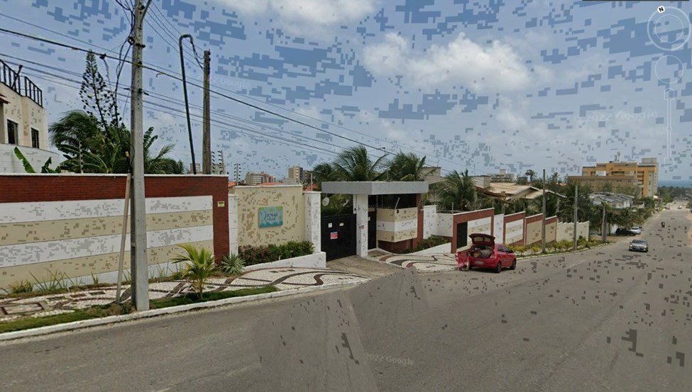 Frente do condom�nio