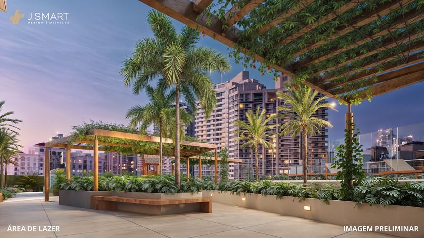 Amplo espa�o para lazer no mezanino