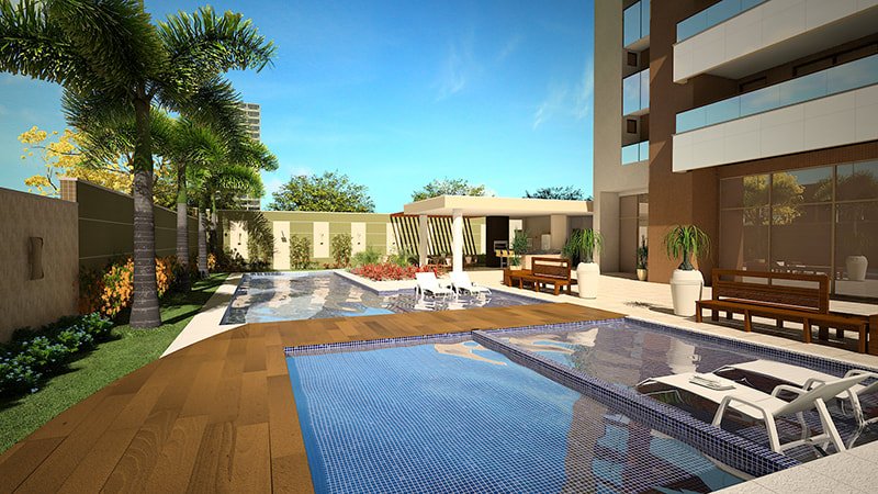 Piscinas adulto e infantil