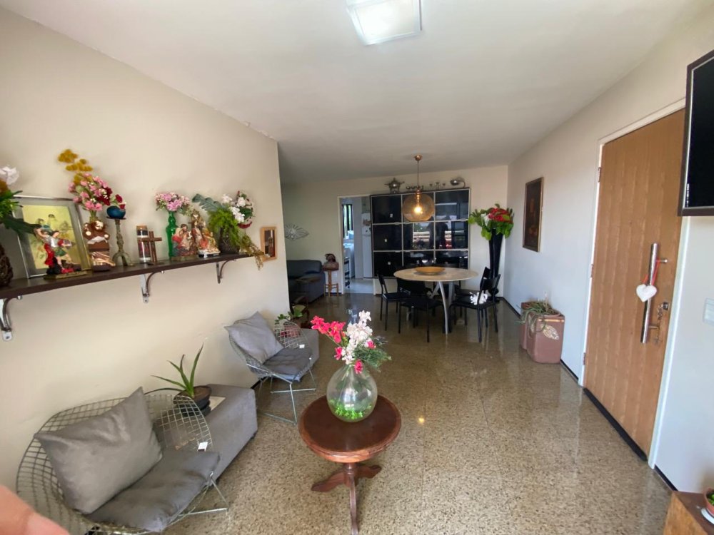 Sala de estar e jantar em L