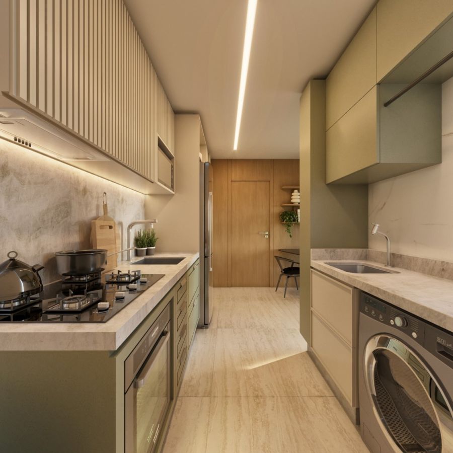 Cozinha apto 48,85m�