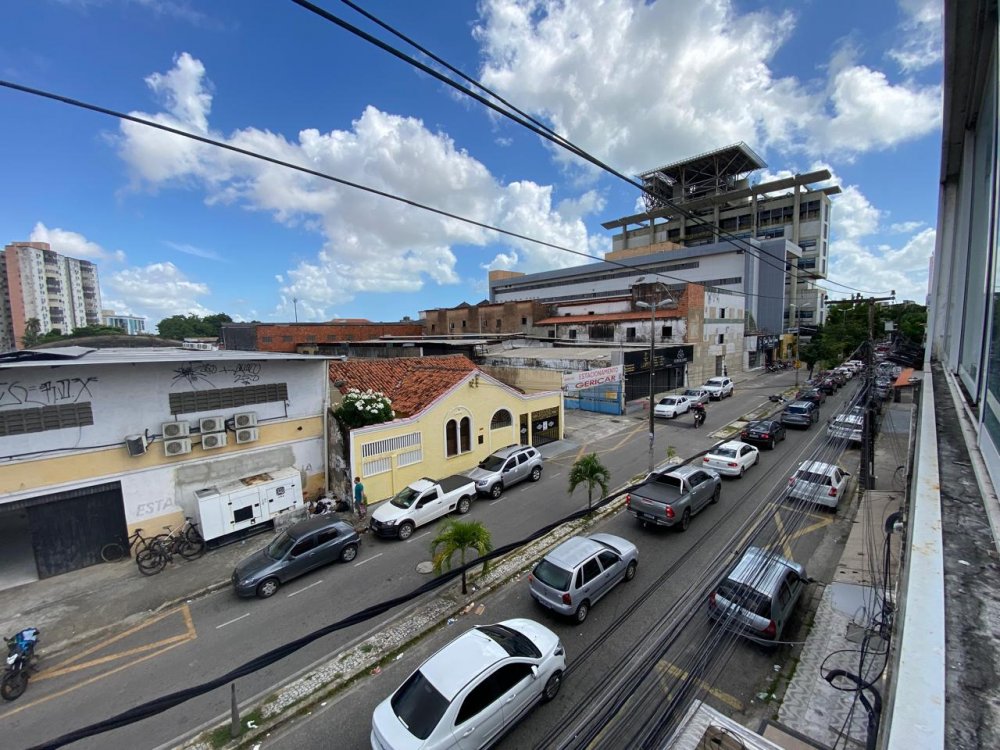 Vista da janela do 2� pavimento para a Rua Bar�o do Rio Branco com vista para o IJF