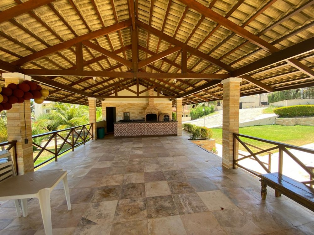 Deck com churrasqueira