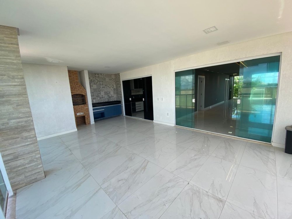 Sala de jantar conectada � varanda Gormet e � cozinha