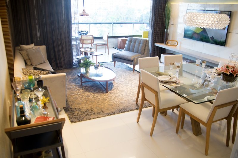 Sala - Foto do apartamento decorado