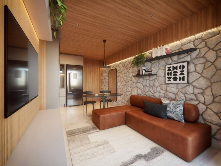 Sala do apto 37,45m�