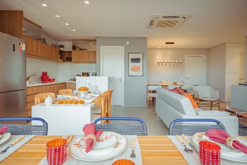 Sala com cozinha americana