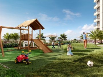 Jardins com playground