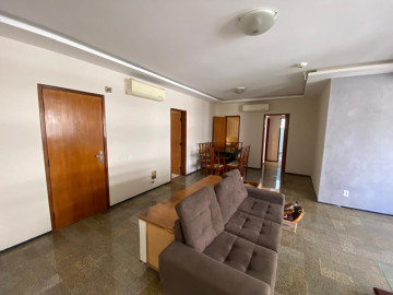 Sala com duas centrais de ar split e lavabo