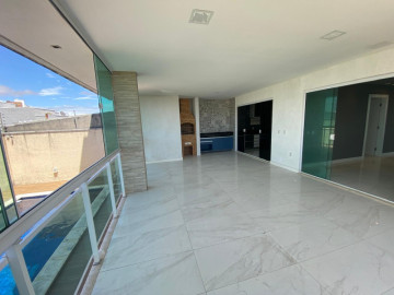 Sala de jantar conectada  varanda Gormet e  cozinha